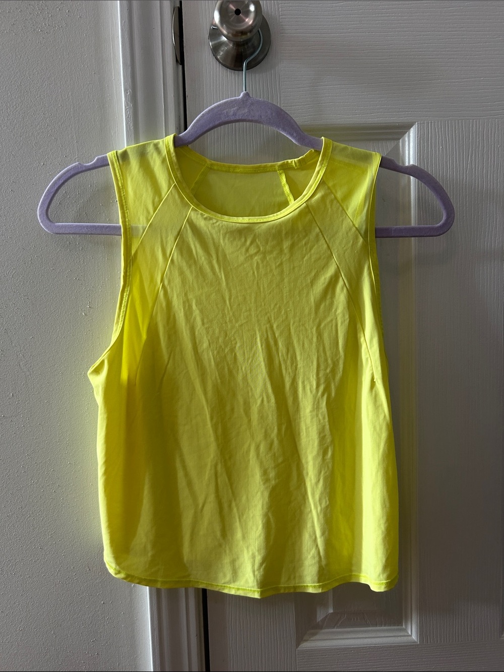 lululemon athletica Neon Yellow Sleeveless Tank